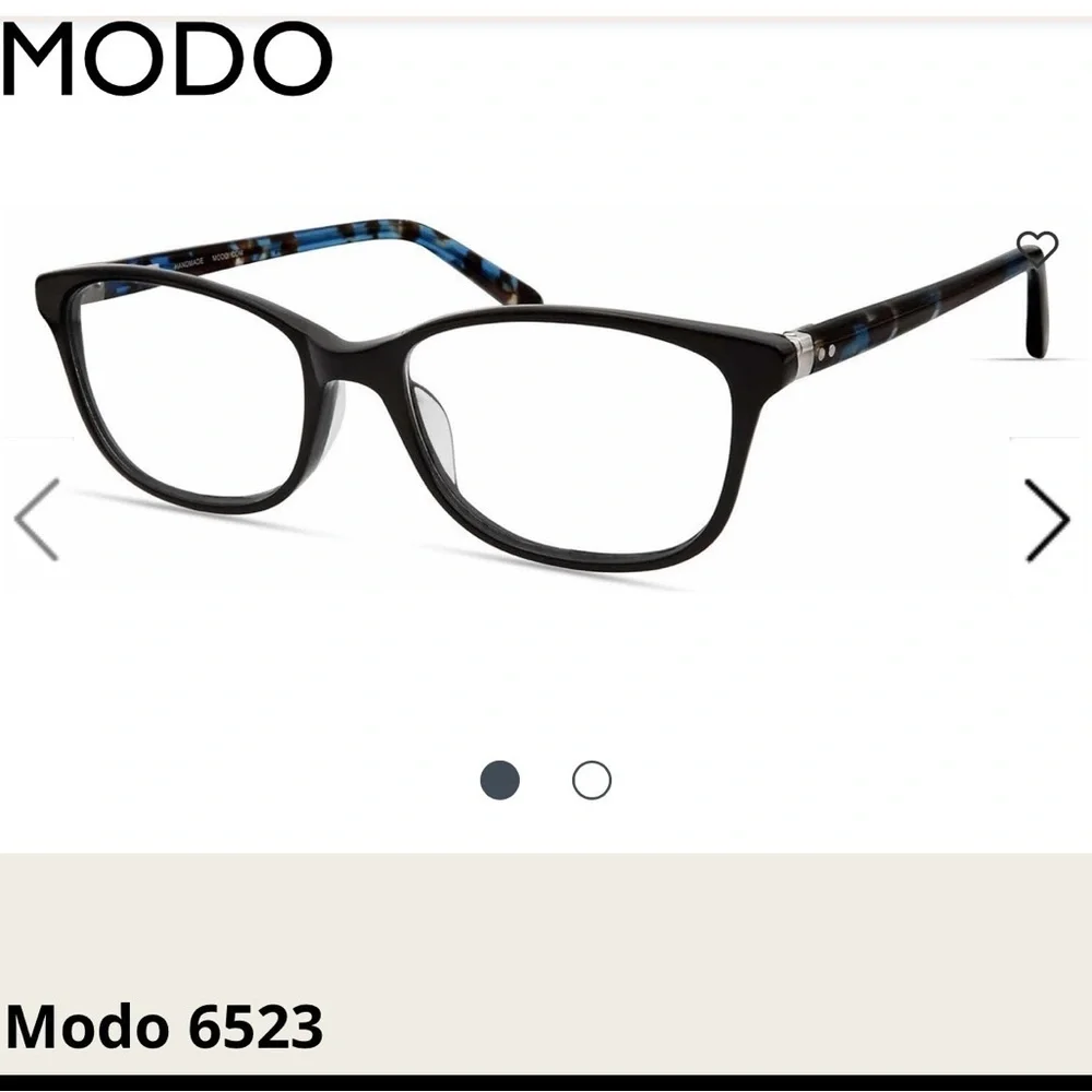Modo 6523 Black/Blue Women's Prescription Glasses 51-17-142